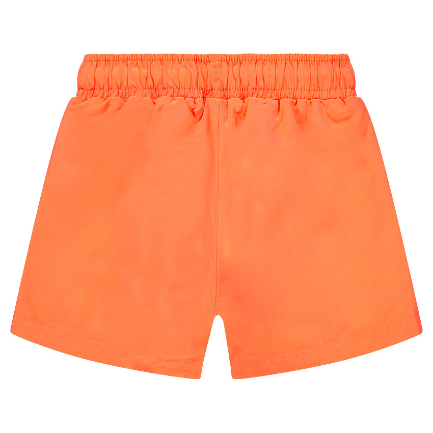 Short de bain orange print crabe 