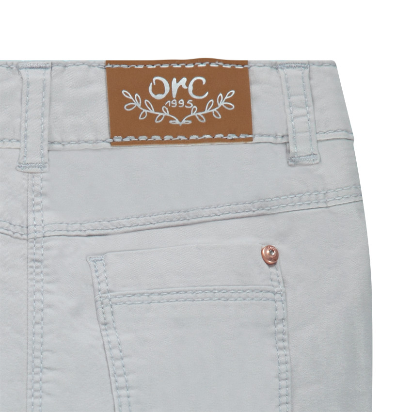 Junior - Pantalon slim pastel effet crinkle Main Junior - Pantalon slim pastel effet crinkle