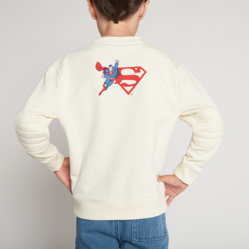 Sweat molleton print lenticulaire Superman uni pour garçon  