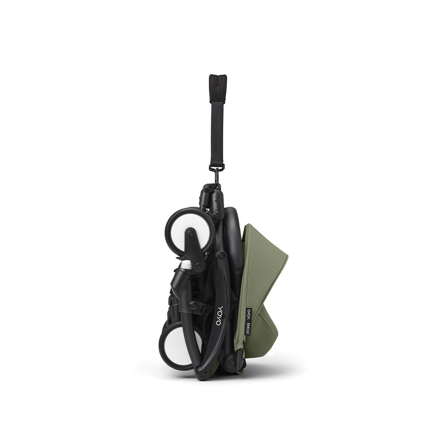 Poussette Stokke® YOYO³ à partir de 6 mois - cadre noir/olive 