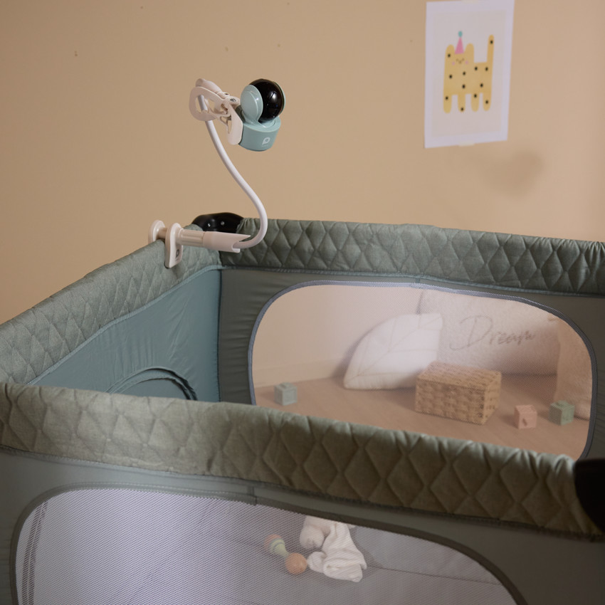 Support universel pour babyphone blanc 