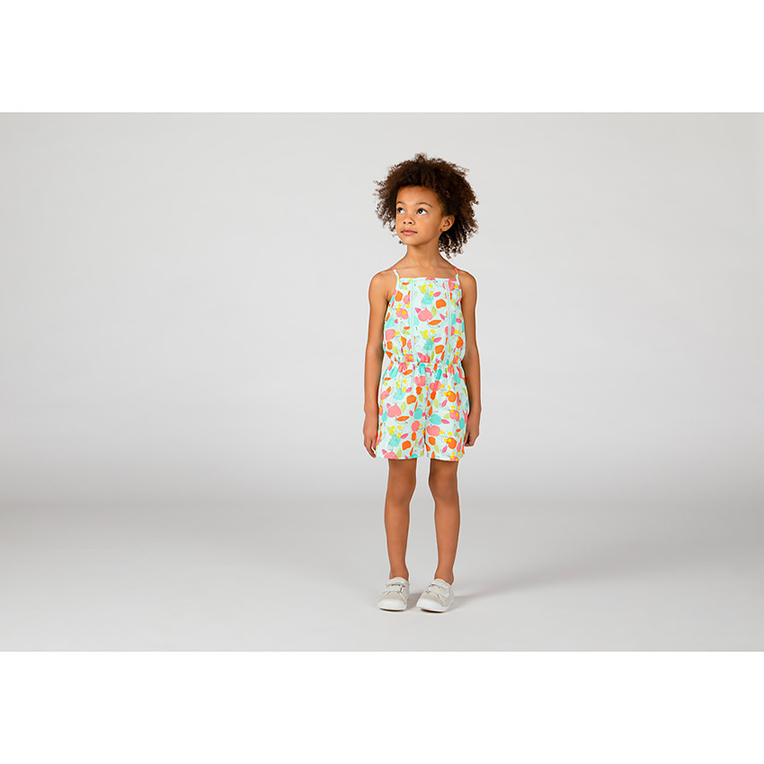 Combinaison courte imprimé fruits pour fille 