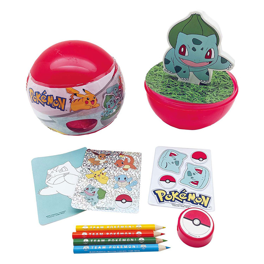 Coffret Boule Gomme Fun Pokémon Bulbizarre
