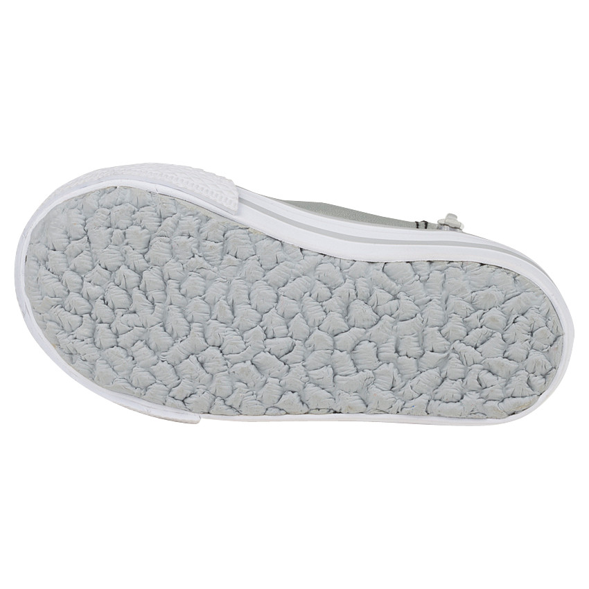 Baskets montantes à zip et lacet pailleté avec bande paillettes 