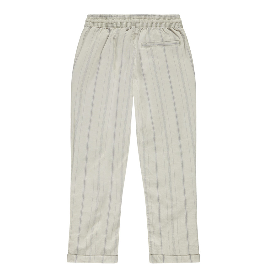 Pantalon en toile à fines rayures pour garçon  