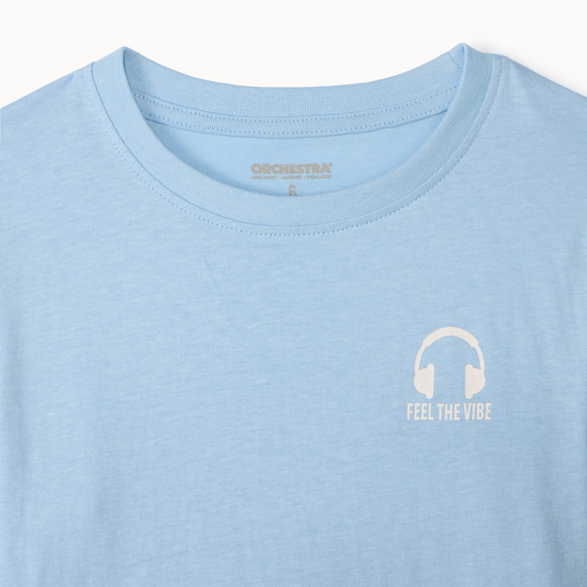 Lot de 3 t-shirts manches longues unis pour garçon 