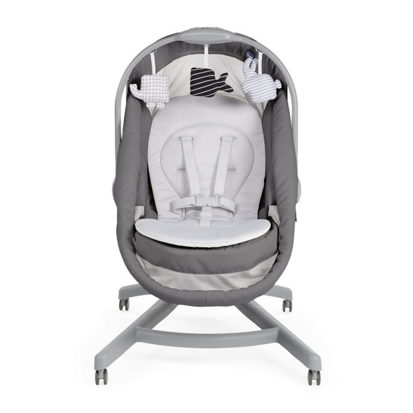 Transat Baby Hug Air 4 en 1 - Dark Grey 