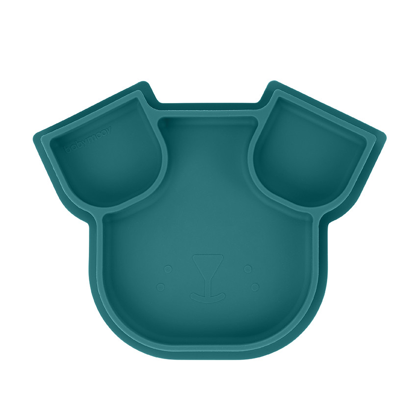 Assiette compartimentée en silicone ISY PLATE - Chien 