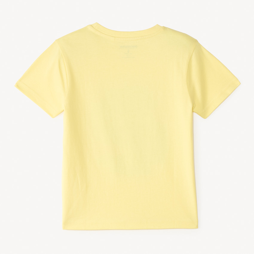 T-shirt manches courtes uni print estival fantaisie pour garçon 