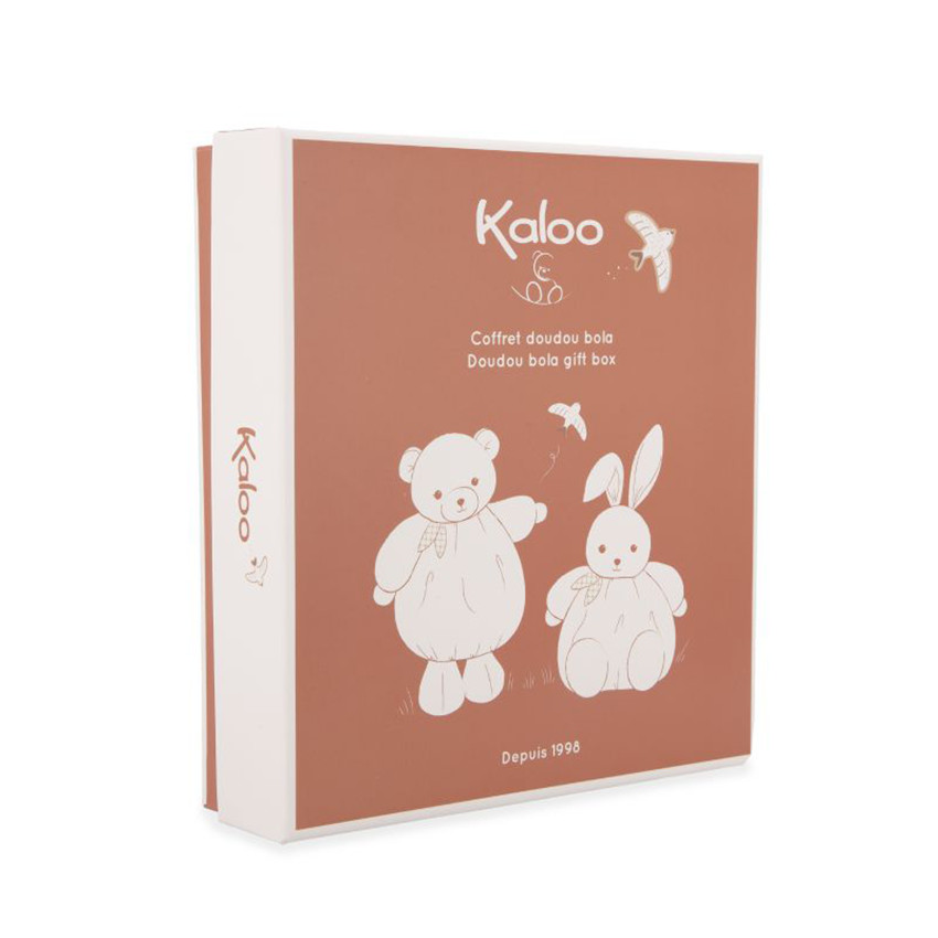 Doudou Bola et pendentif Bola coffret naissance et grossesse 