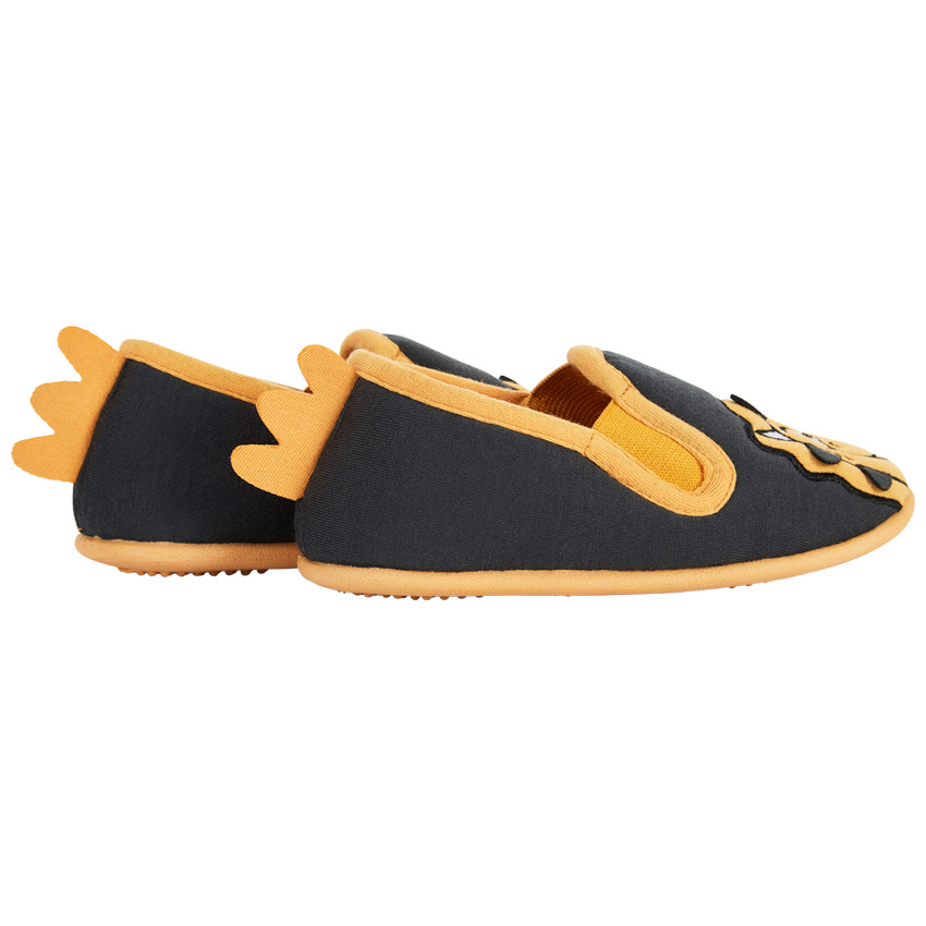 Chaussons bas bicolores dinosaure pour garçon 