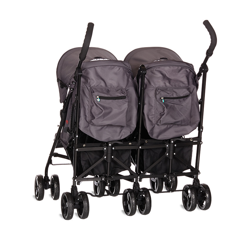 Poussette Twin - Gris anthracite 