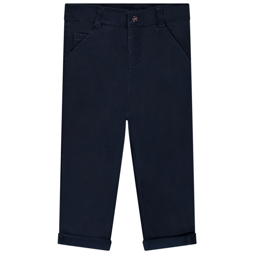 Pantalon chino avec bouton fantaisie pour bébé garçon