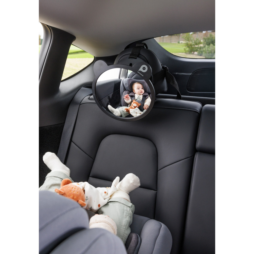 Grand miroir de voiture - Ours - Gris (Prémaman) - Image 1