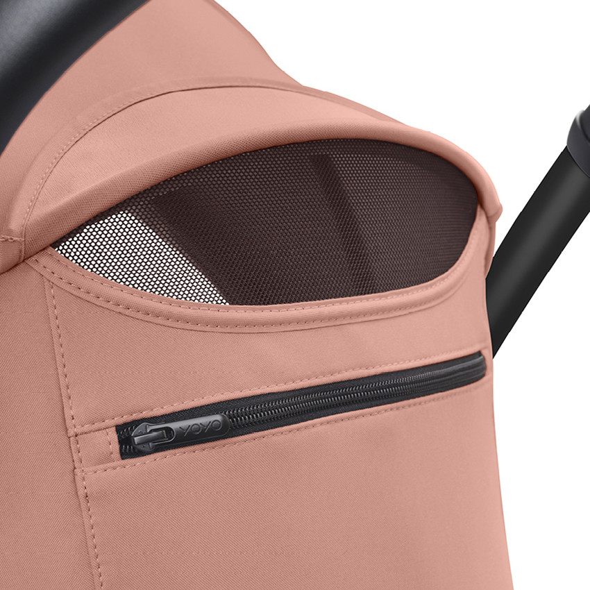 Poussette Stokke® YOYO³ à partir de 6 mois - cadre noir/ginger 