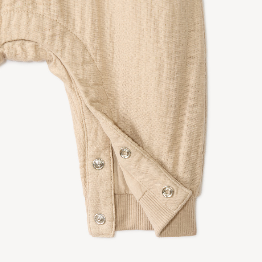 Ensemble bébé garçon salopette + t-shirt manches longues motif ourson 