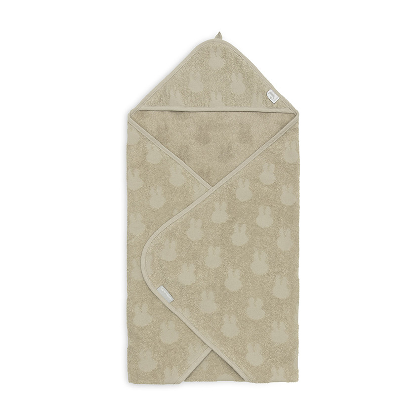 Cape de bain éponge en jacquard Miffy olive green 