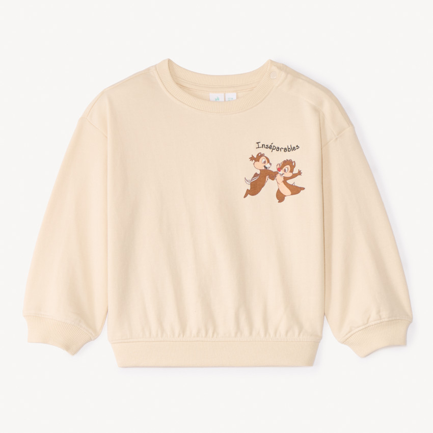 Sweat molleton oversize Tic et Tac Disney pour bébé garçon 