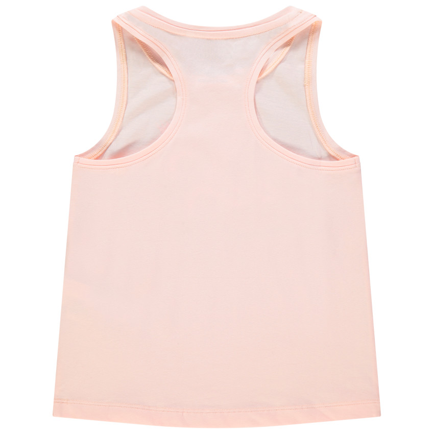 Débardeur en coton print licorne à paillettes 