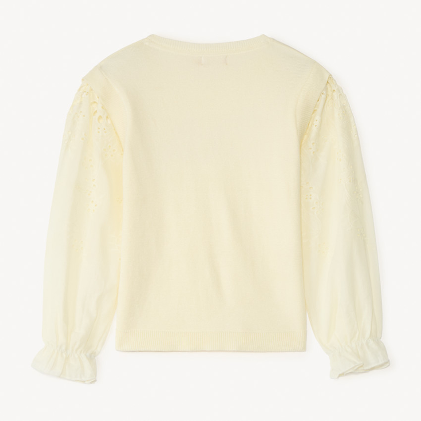 Pull 2-en-1 à manches longues fantaisie pour fille 