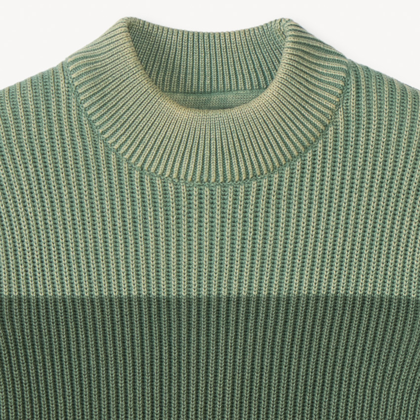 Pull en tricot perlé effet color block pour garçon 