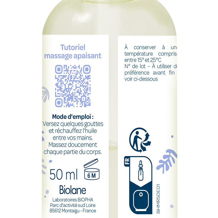 Huile de massage relaxante 50 ml 