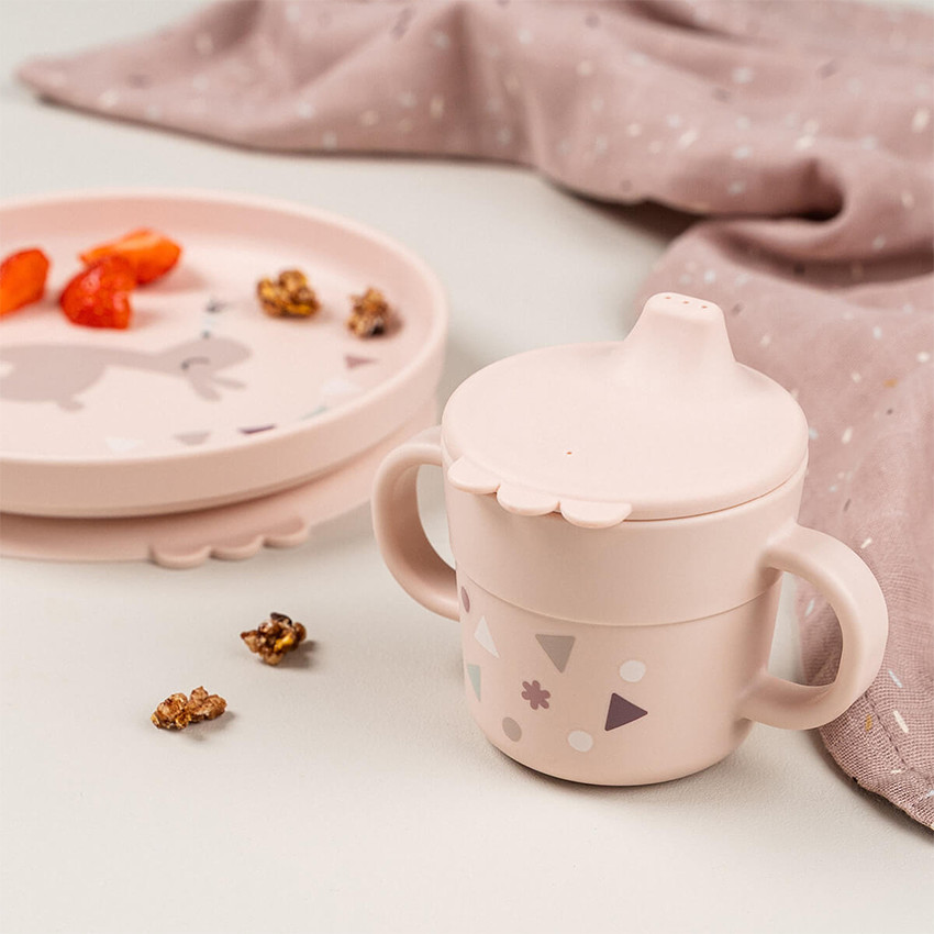 Coffret Repas Foodie avec ventouse Celebration Rose 