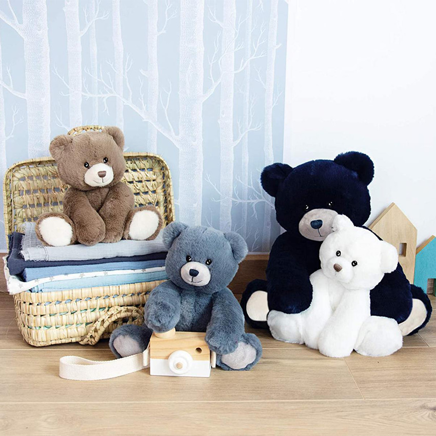 Ours en peluche Oscar 25 cm ivoire 