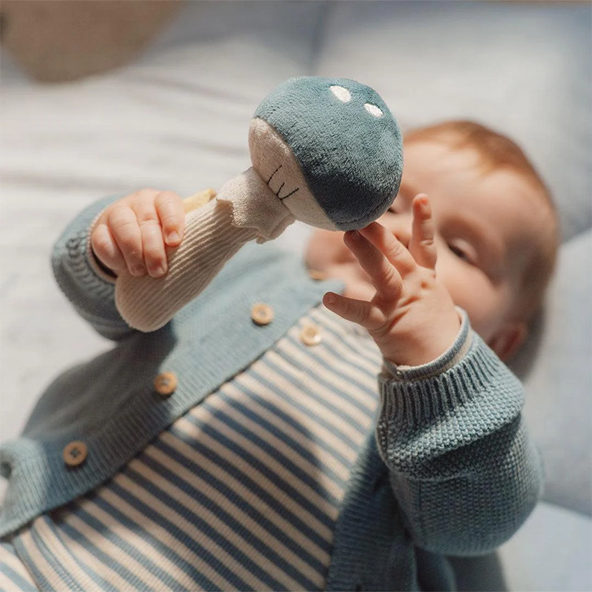 Hochet peluche champignon Forest Friends  