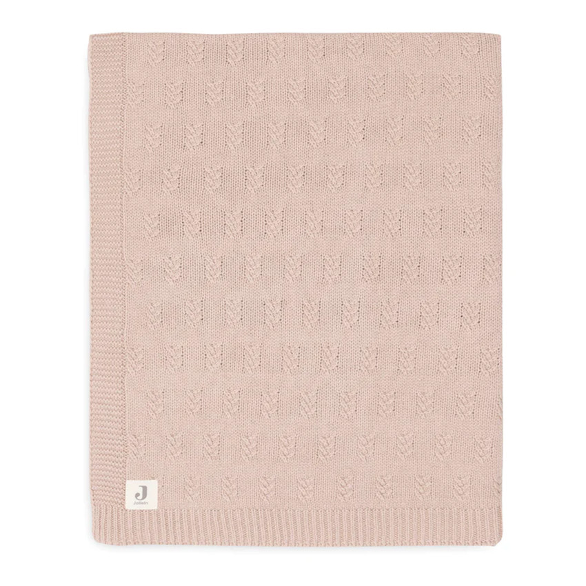 Couverture Grain Knit 100x150 cm - Wild Rose 