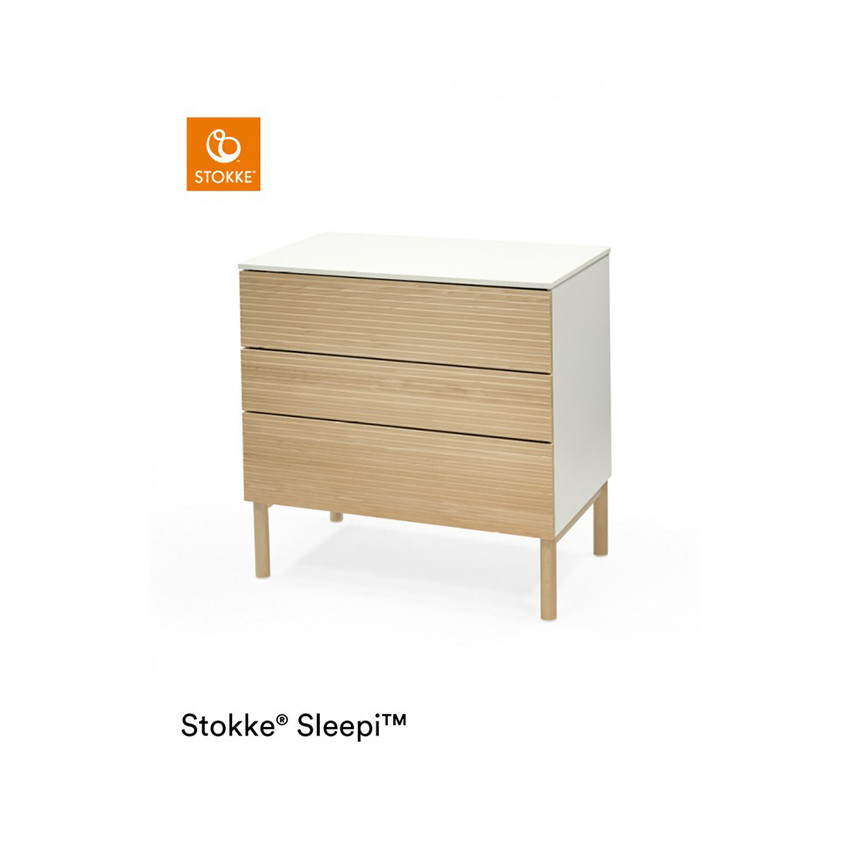 COMMODE SLEEPI NATURAL 1/2 