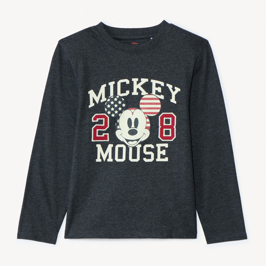 T-shirt manches longues Mickey Disney pour garçon
