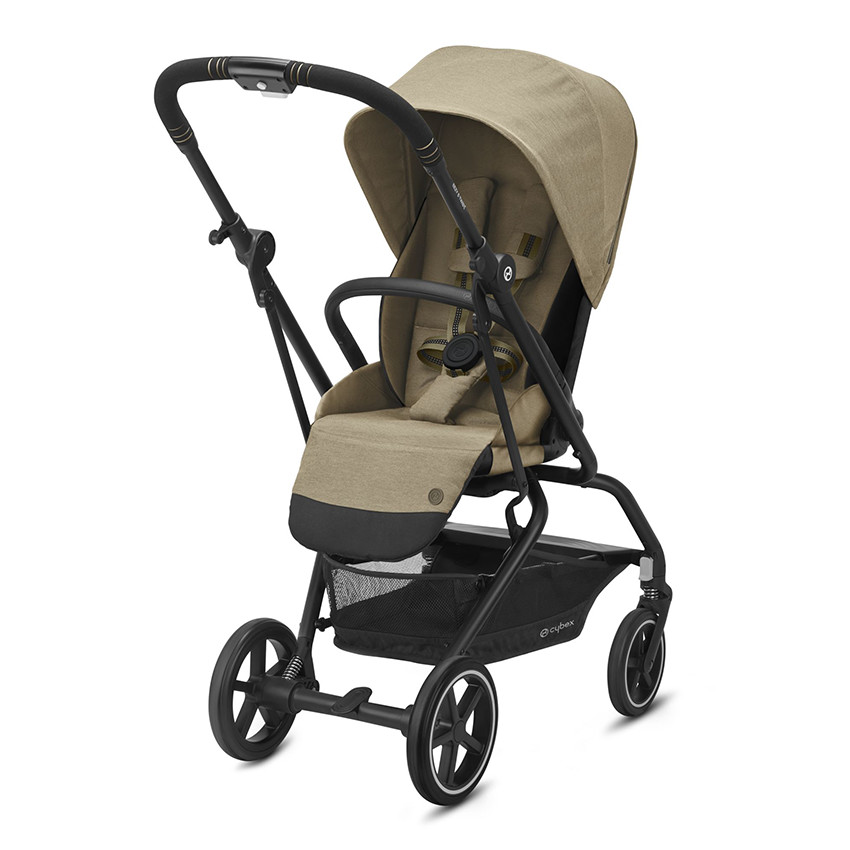 Poussette Eezy S Twist+ 2 châssis noir - Classic Beige 