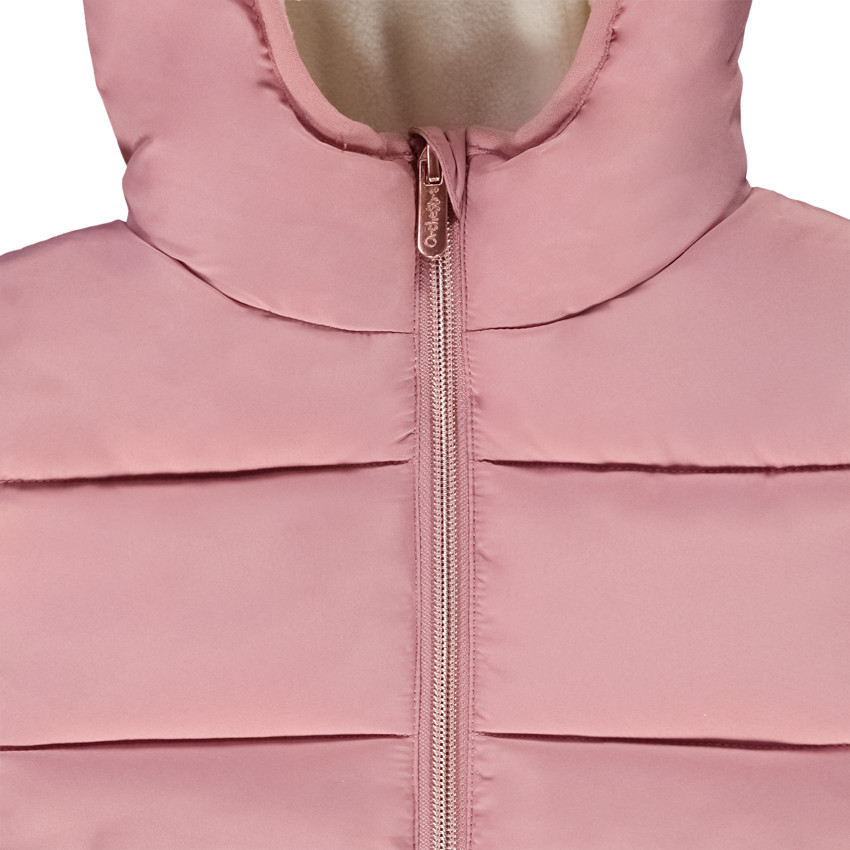 Doudoune matelassée et doublée micropolaire pour fille 