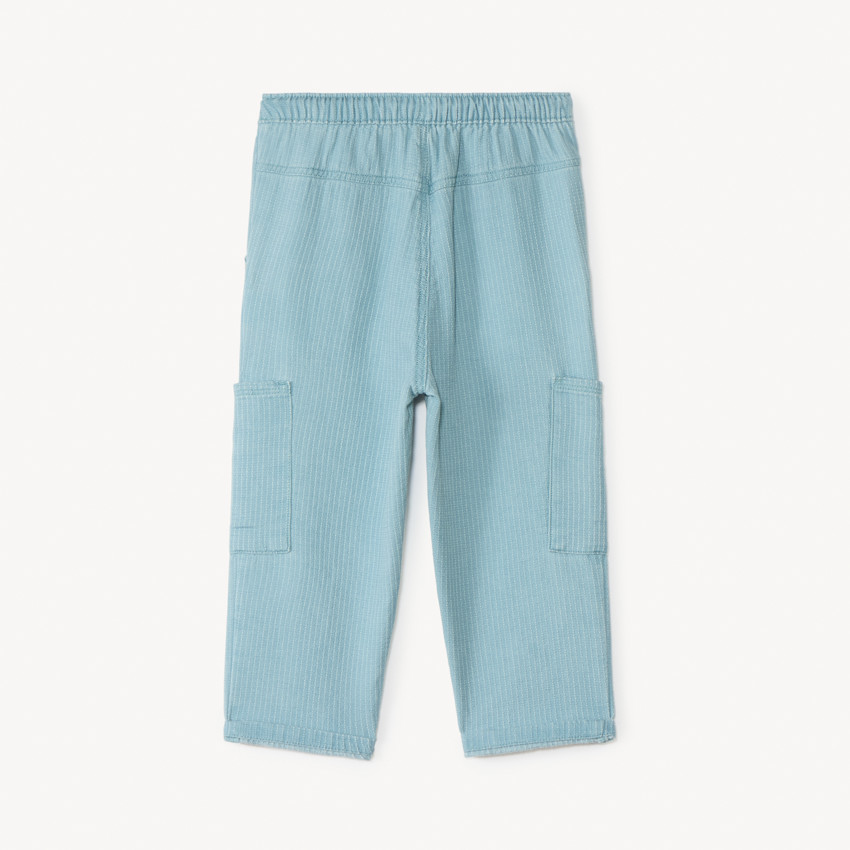 Pantalon droit en toile avec poches cargo pour bébé garçon 