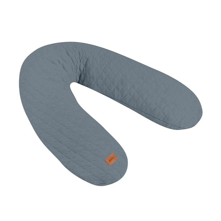 Coussin d'allaitement Big Flopsy avec housse matelassée gris mineral 