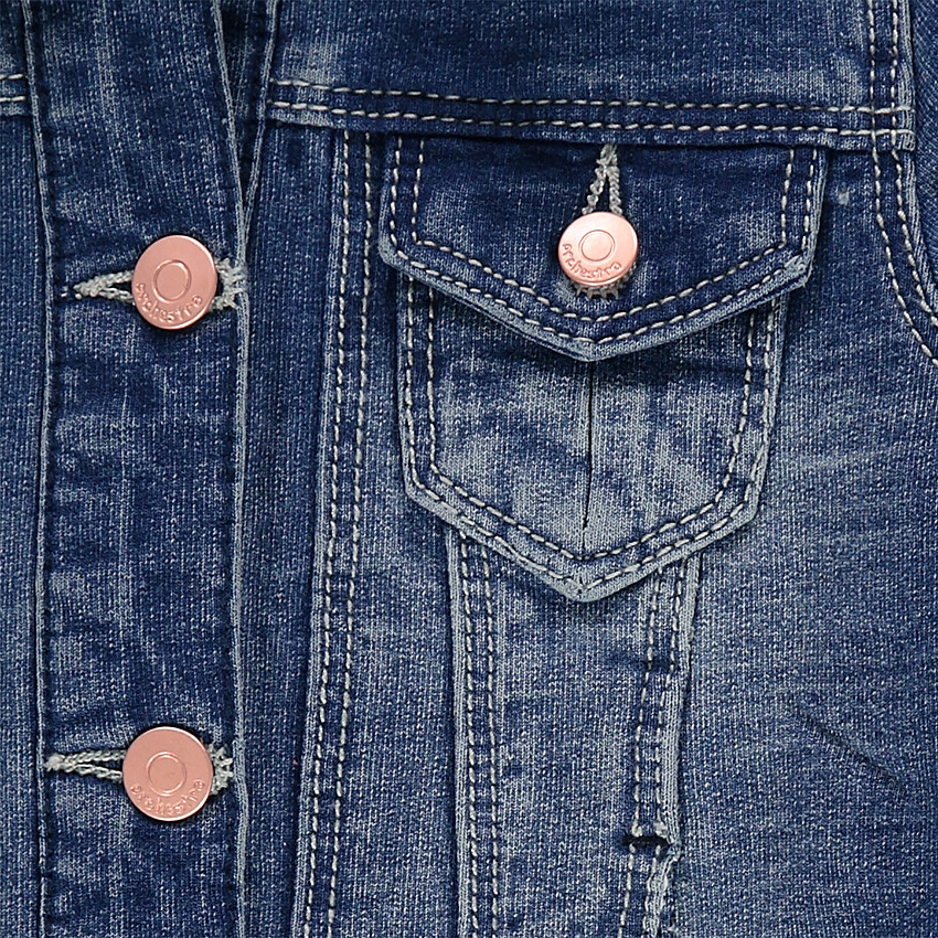 Veste en molleton effet jeans 