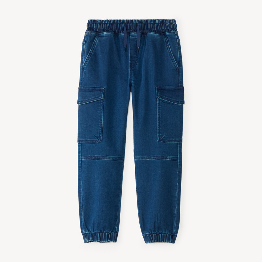Jean jogger coupe cargo garçon