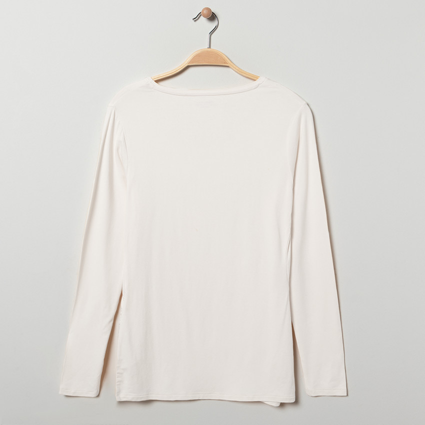 T-shirt de grossesse à manches longues avec inscription 
