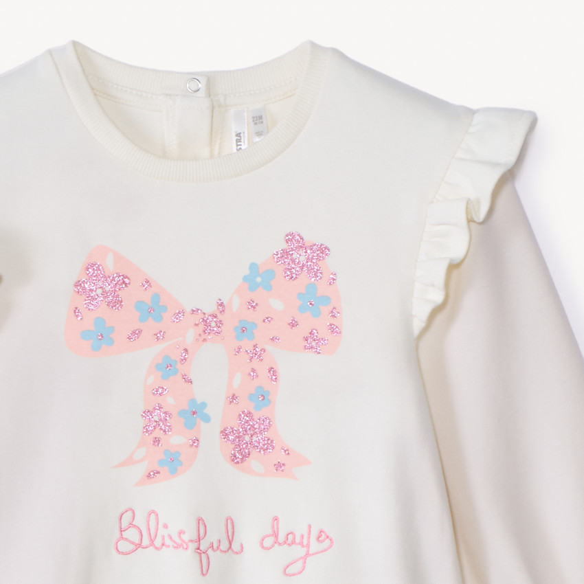Ensemble jogging en scuba pour bébé fille 