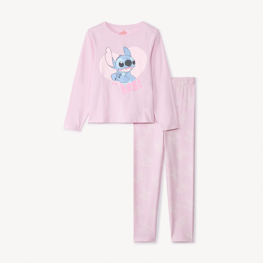 Set pyjamas 2 pièces Stitch Disney pour fille
