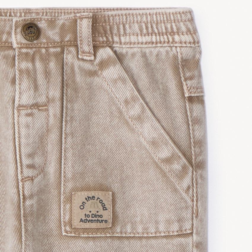 Jean effet délavé et élastiqué pour bébé garçon 