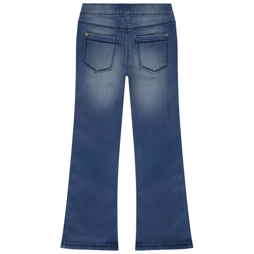 Jegging en denim super stretch coupe évasée pour fille 