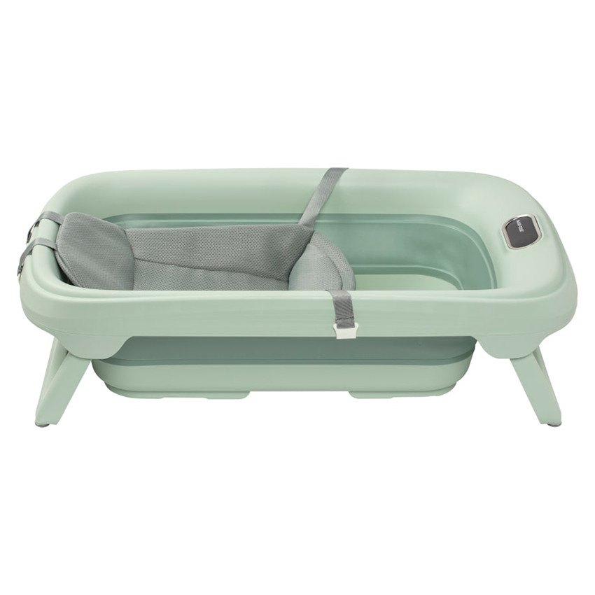 Baignoire Indigo Plus + coussin nouveau-né Sage Green 
