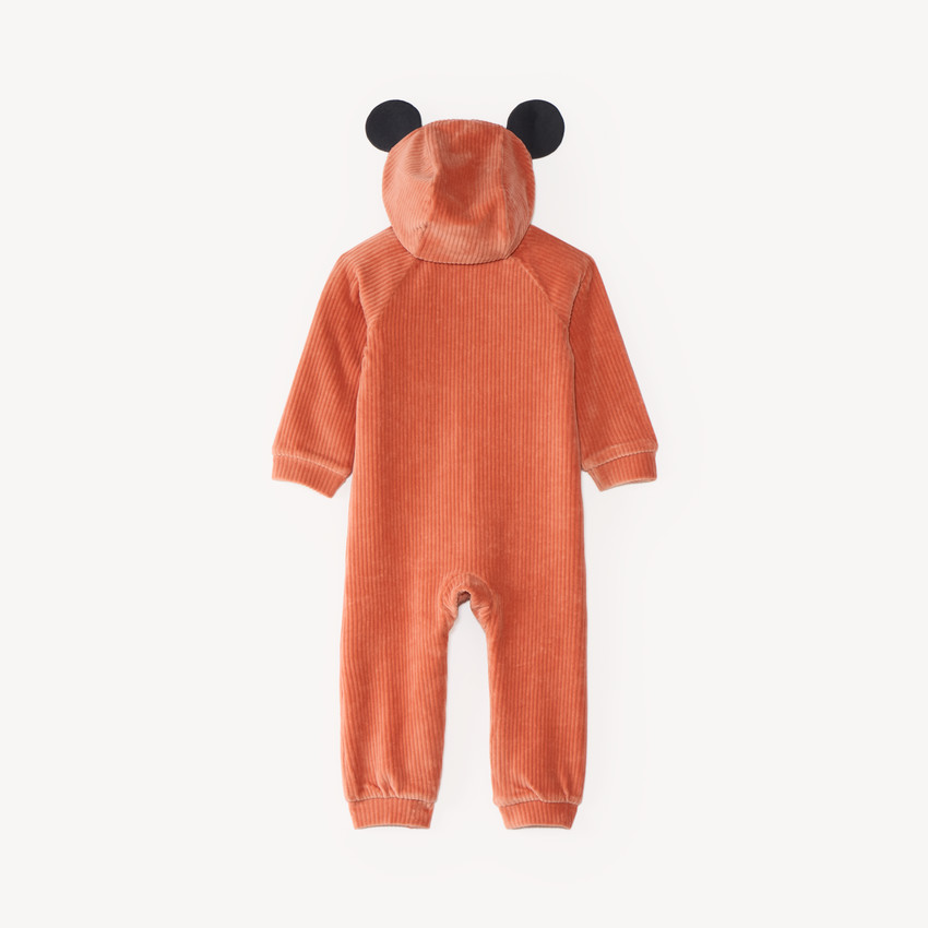 Combinaison bébé garçon en velours côtelé Mickey Disney 