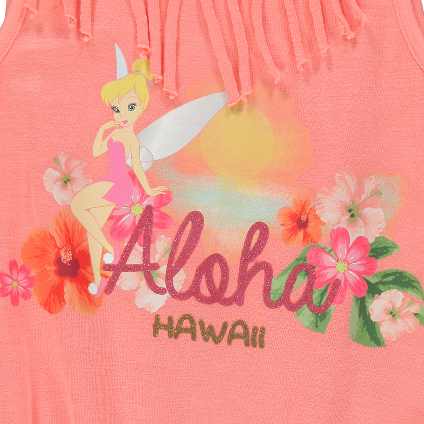 Robe sans manches à franges et ceinture tressée Disney la Fée Clochette 