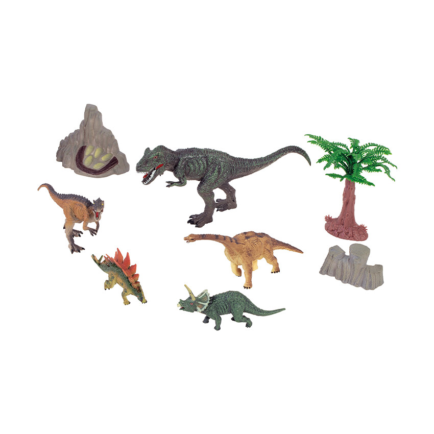 Set de 5 figurines dinosaures (modèle aléatoire) 