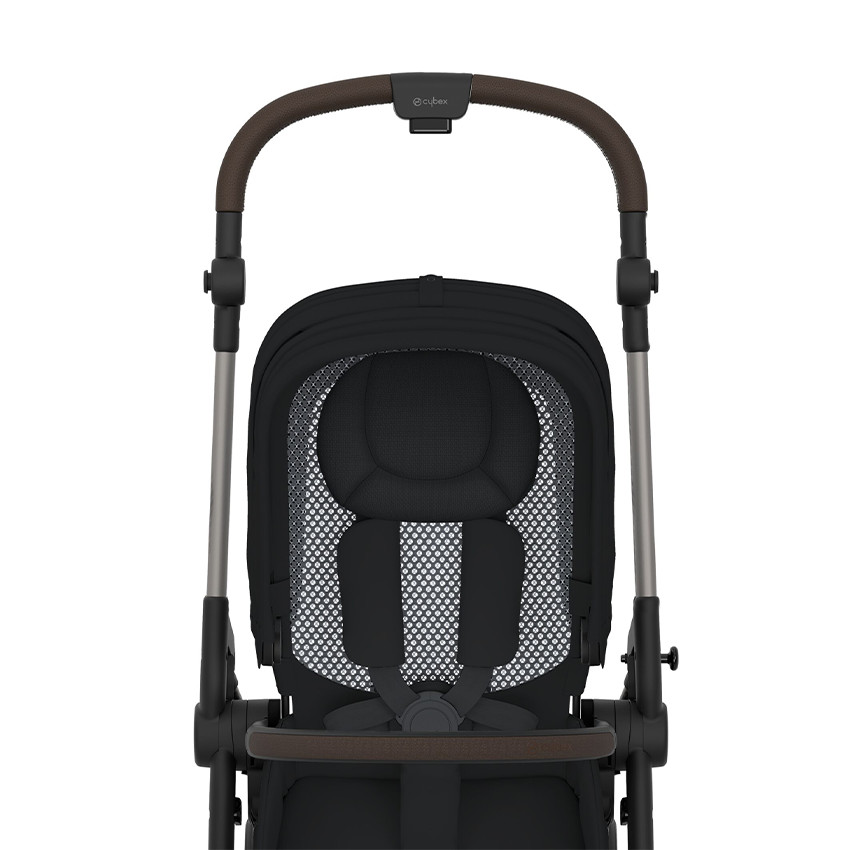 Poussette compacte légère Melio 4 taupe/magic black 