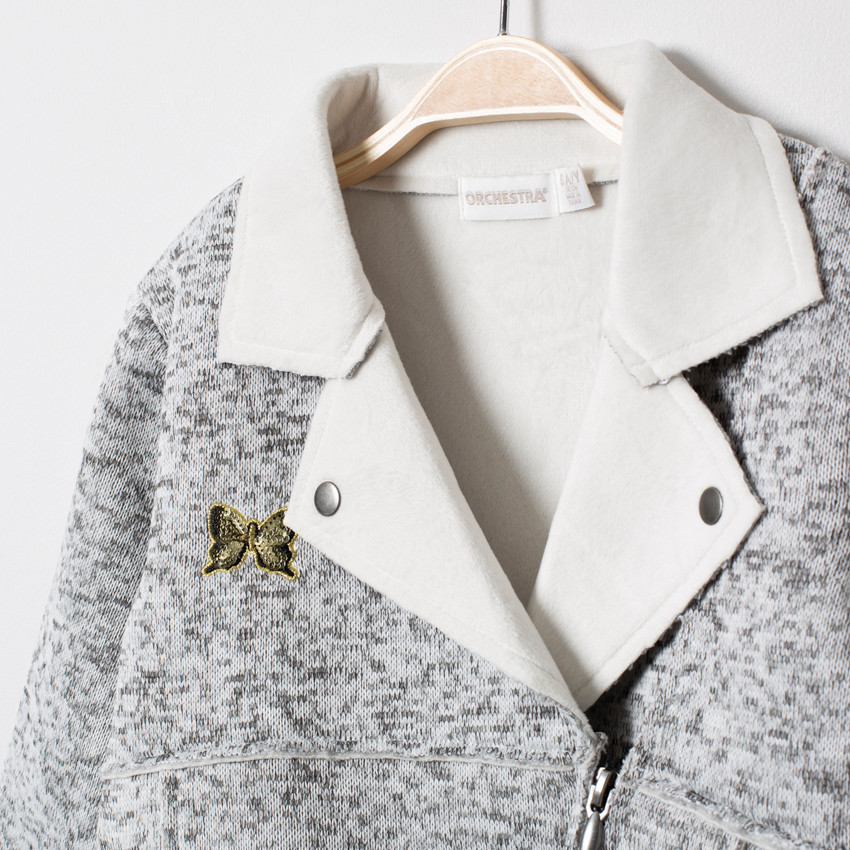 Perfecto en maille twistée à poches zippées et papillon Main Perfecto en maille twistée à poches zippées et papillon