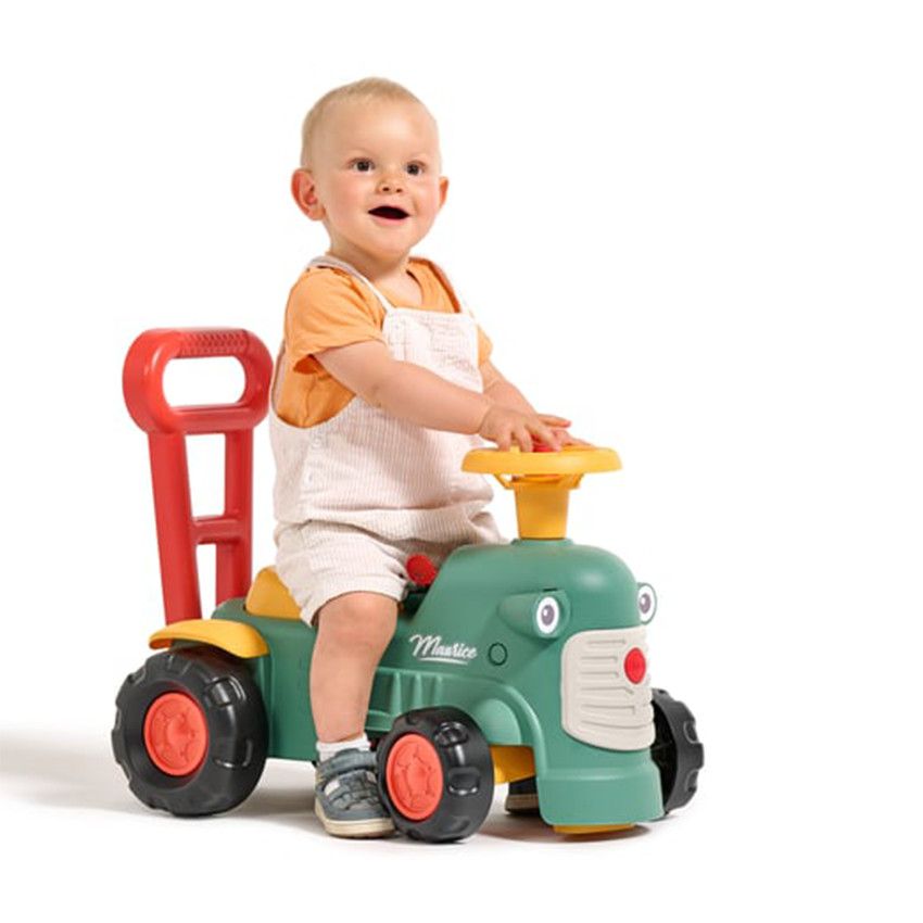 Porteur tracteur Maurice avec barre d'aide à la marche 